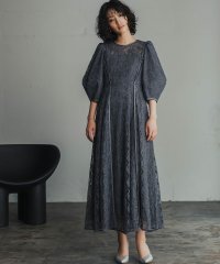 GIRL/ガール GIRL パフスリーブ総レースロング丈 結婚式 ワンピース パーティードレス/506919600