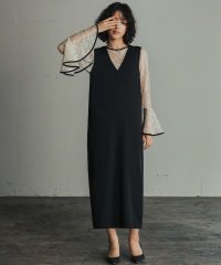 GIRL/ガール GIRL 【2WAY 着回しを楽しめる】フレアスリーブレースブラウス&Iラインワンピースセットロング結婚式 ワンピース パーティー ドレス/506919603
