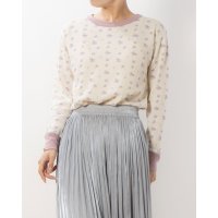 JEMORGAN/ジェーイーモーガン JEMORGAN JEMORGAN 花柄ワッフル クレリッククルーネックロンT （PACK）/ルームウエア・リラクシング・お泊りお出かけ着 /506921006