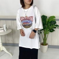 CRB/シーアールビー CRB レストランプリントビッグTシャツ/506921292