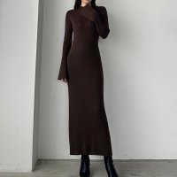 Louere/ルエレ Louere Louere リブニットタイトロングワンピース/506921390