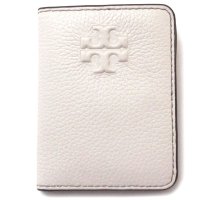 TORY BURCH/トリーバーチ TORY BURCH TORY BURCH トリバーチ アウトレット レザー テア ロゴ スリム 二つ折り カードケース 150450 104/506921816