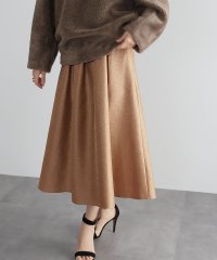 ELFRANK/エルフランク ELFRANK シャイニータックフレアロングスカート/506921909