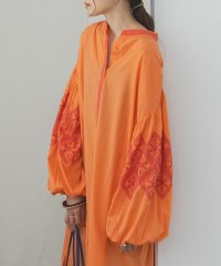 Noia/ノイア Noia 刺繍ギャザーワンピース/506921938