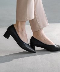 welleg/ウェレッグ welleg ポインテッドトゥ チャンキーヒール パンプス/506922089