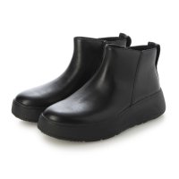 fitflop/フィットフロップ fitflop F－MODE LEATHER FLATFORM ZIP ANKLE BOOTS/506922351