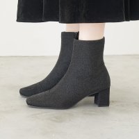 Launa lea/6cmスクエアトゥショートブーツ(0582)/506922370