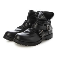 BRACCIANO/ブラッチャーノ BRACCIANO Bracciano BR7972 メンズ サイドジップショートブーツ ワーク カジュアル PUレザーブーツ/506922575