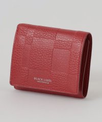 BLACK LABEL CRESTBRIDGE/カラーランエンボスクレストブリッジチェック3つ折りウォレット/506873923