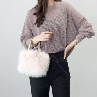Aletta vita/アレッタ ヴィータ Aletta vita ファー2WAYミニボストンバッグ/506903930