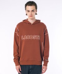 ラコステ LACOSTE アウトラインネームステッチスウェットフーディー