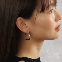 Noelmarket/ノエルマーケット Noelmarket ピアス 金属アレルギー対応 フープピアス つけっぱなし 大きめ シンプル ステンレス 人気 両耳用 レディース アクセサ/506921770