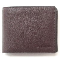 COACH/コーチ COACH コーチ 財布 COACH アウトレット レザー メンズ 3 IN ONE カードケース付き 二つ折り財布 CR911 MAH/506921831