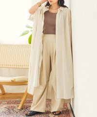 Noia/ノイア Noia バックギャザーシャツワンピース/506921937
