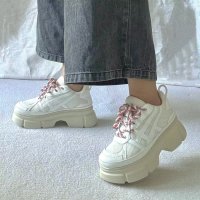 Tomieco/トミエコ Tomieco レザースニーカー 厚底系 ホワイトスニーカー/506922059