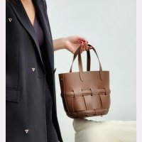 Tomieco/トミエコ Tomieco LEATHER トート/2wayショルダー 編み込みバッグ/506922062
