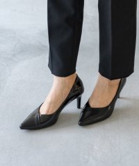 welleg/ウェレッグ welleg バイカラー ポインテッドトゥ 7cmヒール パンプス/506922100