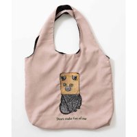 Jubilee/ジュビリー Jubilee アニマル刺繍 コーデュロイ トートバッグ 犬 ネコ/506922102