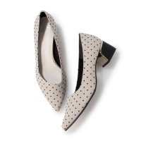 Launa lea/ラウナレア Launa lea 5cmチャンキーヒールポインテッドトゥパンプス(0574）/506922360