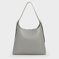 CHARLES & KEITH/ダブルバックル トラペーズホーボーバッグ/506922366