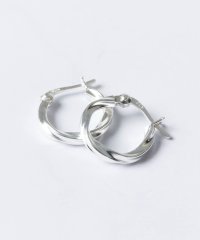 ADPOSION/アドポーション ADPOSION シルバー925 ツイストフープピアス/506925730