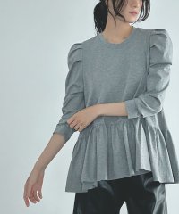 ELFRANK/エルフランク ELFRANK ギャザースリーブペプラムトップス【洗える】/506925910