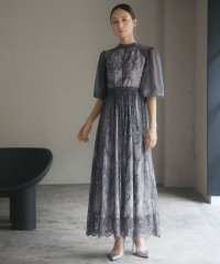 GIRL/ガール GIRL 総レースハイネックバルーンスリーブロング丈 結婚式 ワンピース パーティードレス/506925922