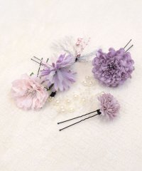 Retica/レティカ Retica 浴衣小物 髪飾り パール垂れ付きニュアンスコサージュ浴衣ヘアアクセサリー6点セット/506925934