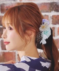 Retica/レティカ Retica 浴衣小物 髪飾り 垂れフラワーコサージュ浴衣ヘアアクセサリー4点セット/506925935