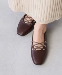 Menue/メヌエ Menue レースアップ スクエアトゥ パンプス/506925986