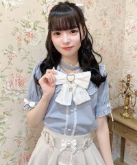 ROJITA/ロジータ ROJITA パールチェーンリボンブローチ付ブラウス/506926084