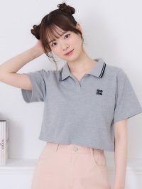 Emsexcite/エムズエキサイト ems excite スキッパーポロTEE/506926117