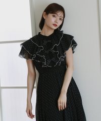 Cheek/チーク Cheek ドットフリルリボンプリーツワンピース/506926120