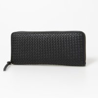 perche/ペルケ perche レザーメッシュ・ジャバラカード長財布/506926594