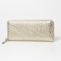 perche/ペルケ perche レザーメッシュ・ジャバラカード長財布/506926594