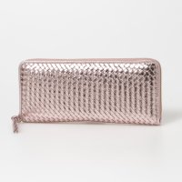 perche/ペルケ perche レザーメッシュ・ジャバラカード長財布/506926594