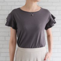 aquagarage/アクアガレージ aquagarage カットソー フリルスリーブ トップス/506926608