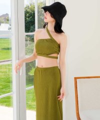 OSYAREVO/オシャレボ OSYAREVO 【ネット限定】クロスストラップ アシンメトリー 水着 【返品不可商品】/506926620