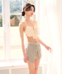 OSYAREVO/オシャレボ OSYAREVO 【ネット限定】エプロン風 フリル ビキニ 水着 【返品不可商品】/506926622
