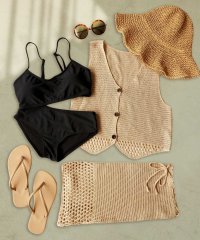 OSYAREVO/オシャレボ OSYAREVO 【ネット限定】クロシェ編み セットアップ ビキニ 水着 【返品不可商品】/506926628