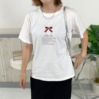 CRB/シーアールビー CRB リボンロゴTシャツ/506926955