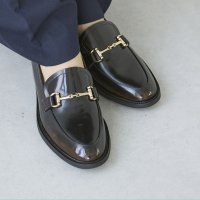 carino/本革ビットローファー/506927216