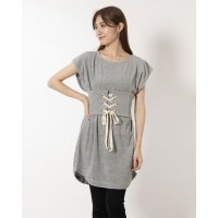Nina mew/ニーナミュウ Ninamew パイルルーズチュニックTシャツ/506927540