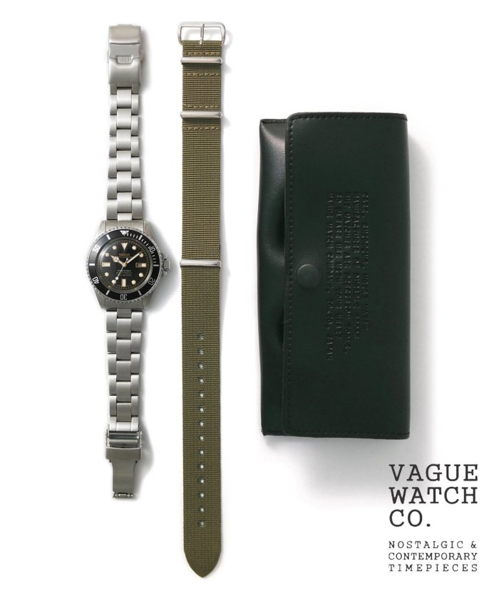 VAGUE WATCH CO. / ヴァーグウォッチ】Divers Son SS Black