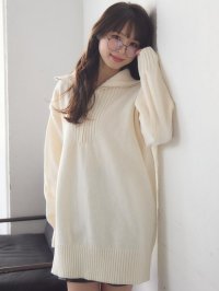 RETRO GIRL/レトロガール RETRO GIRL ハーフジップチュニックNT/506928163