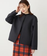 SHIPS Colors WOMEN/SHIPS Colors:ボンディング ノーカラー ジップ アウター/506928528