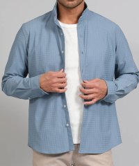 TETE HOMME/テットオム TETE HOMME ジオメトリック柄ストレッチシャツ/506928554