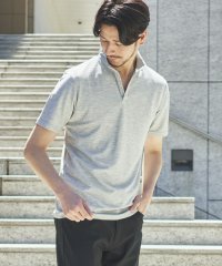 TETE HOMME/テットオム TETE HOMME ブライトカルゼスキッパーポロシャツ/506928562