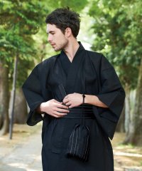 ADPOSION/アドポーション ADPOSION 織柄 シジラ織 浴衣5点セット【浴衣＋帯＋下駄＋扇子＋信玄袋】/506928651