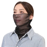 REAL STYLE/リアルスタイル REAL STYLE ネックカバー 夏用 UV フェイスカバー マスク おしゃれ 紫外線対策 日焼け タートルネック 薄手 シアー テニス ゴル/506928780